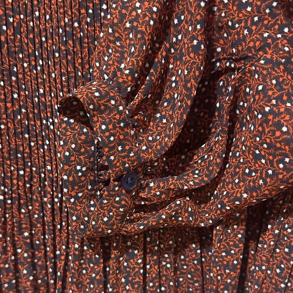 MICHAEL Michael Kors Speckled Maroon Blouse – Size Medium - Picture 3 of 4